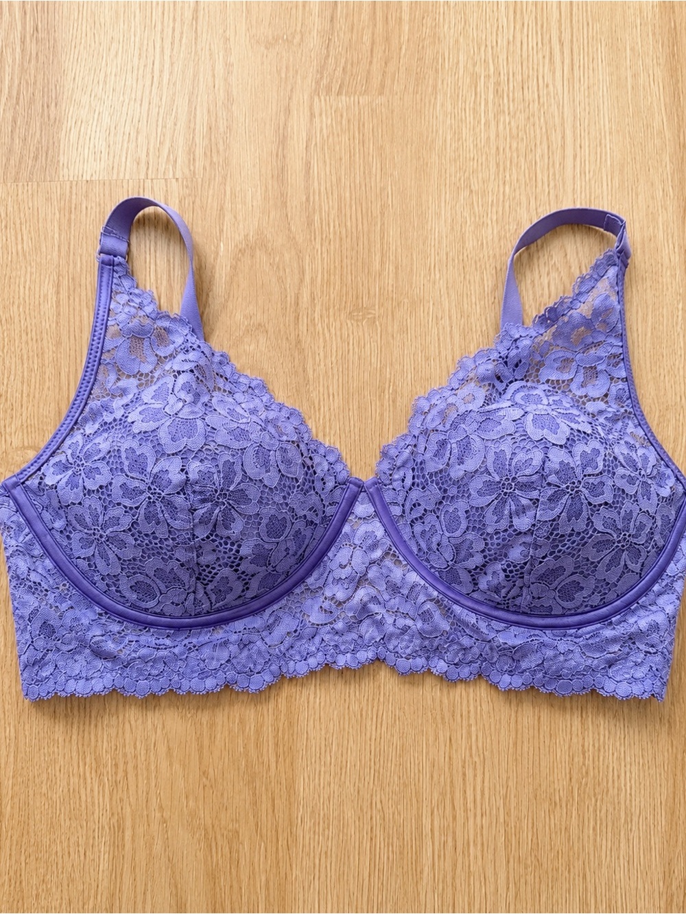 Maidenform Lavender Lace Underwire Bra
